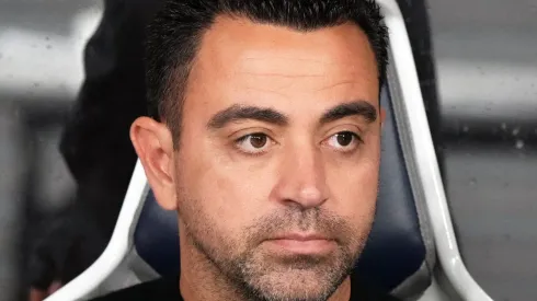 TOKYO, JAPAN – JUNE 06: Xavi Hernandez, head coach of FC Barcelona looks o during the pre-season friendly match between Vissel Kobe and Barcelona at National Stadium on June 06, 2023 in Tokyo, Japan. (Photo by Koji Watanabe/Getty Images)
