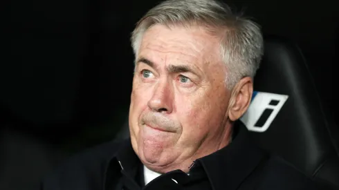 Ancelotti: técnico italiano se manifestou sobre Endrick na Seleção Brasileira (Foto: Gonzalo Arroyo Moreno/Getty Images)
