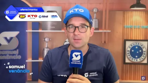 Samuel Venâncio crava informação exclusiva no Cruzeiro. Foto: Reprodução YouTube
