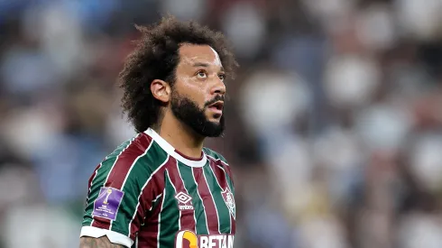JEDDAH, SAUDI ARABIA – DECEMBER 22: Marcelo of Fluminense looks on during the FIFA Club World Cup Saudi Arabia 2023 Final between Manchester City and Fluminense at King Abdullah Sports City on December 22, 2023 in Jeddah, Saudi Arabia. (Photo by Francois Nel/Getty Images)
