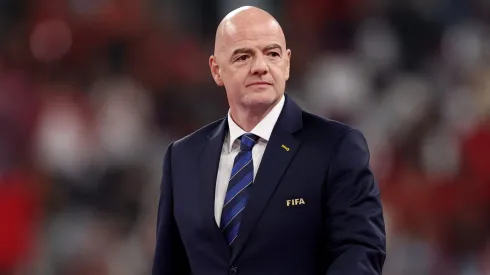 Gianni Infantino, President of FIFA,<br />
. (Photo by Richard Heathcote/Getty Images)
