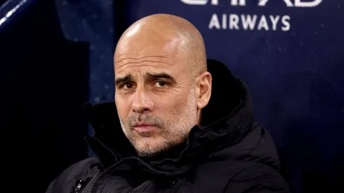 Pep Guardiola, técnico do City. (Photo by Naomi Baker/Getty Images)
