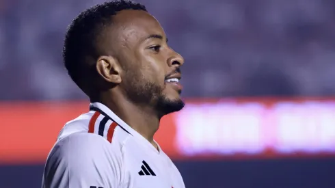 SP – SAO PAULO – 16/08/2023 – COPA DO BRASIL 2023, SAO PAULO X CORINTHIANS – Welington jogador do Sao Paulo durante partida contra o Corinthians no estadio Morumbi pelo campeonato Copa do Brasil 2023. Foto: Marcello Zambrana/AGIF
