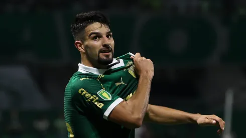 Flaco López abriu o jogo em entrevista coletiva (Foto: Cesar Greco/Palmeiras/Divulgação)
