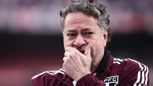 Julio Casares presidente do Sao Paulo durante partida contra o Corinthians no estadio Morumbi pelo campeonato Brasileiro A 2022. Foto: Ettore Chiereguini/AGIF
