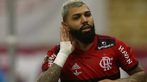 Gabriel Barbosa of Flamengo . (Photo by Wagner Meier/Getty Images)
