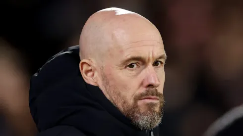 Erik Ten Hag dispara antes do clássico entre City x United. Foto: Catherine Ivill/Getty Images
