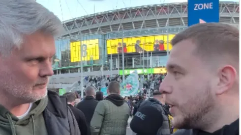 Canal Wamo entrevistas torcedores na Inglaterra. Foto: Reprodução/Instagram
