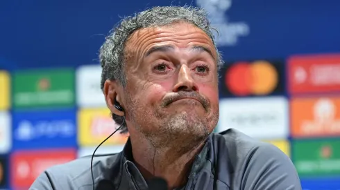 Luis Enrique, head coach of PSG . (Photo by Stuart Franklin/Getty Images)
