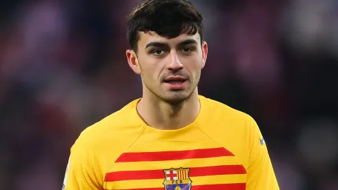 Pedri, do Barcelona, não é o único meio-campista que o Manchester City quer contratar. (Photo by David Ramos/Gettt Imagens) 
