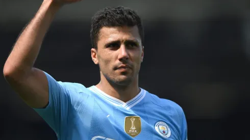 Rodri mostra ser o melhor do volante e atinge marca impressionante pelo Manchester City. (Photo by Justin Setterfield/Getty Images)
