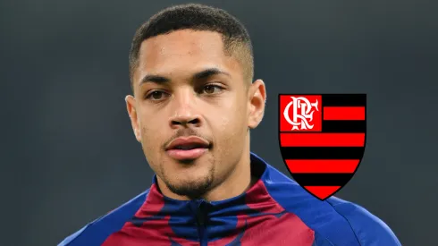 Flamengo tentará contratar Vitor Roque, do Barcelona, em negócio que envolve Lorran. Foto: David Ramos/Getty Imagens 
