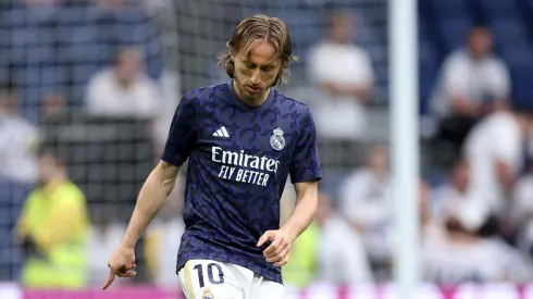 Luka Modric of Real Madrid . (Photo by Florencia Tan Jun/Getty Images)
