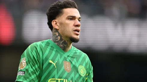 Ederson of Manchester City  (Photo by Michael Regan/Getty Images)
