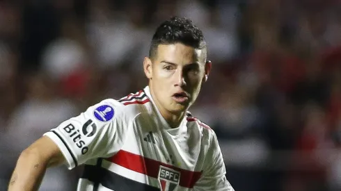 James Rodríguez prepara adeus do SPFC. Foto: Miguel Schincariol/Getty Images
