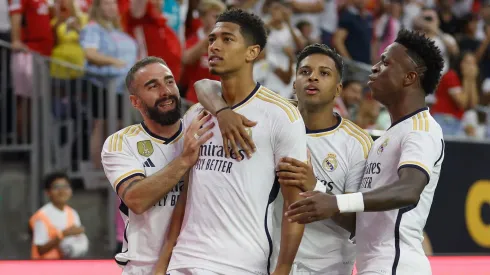 Jude Bellingham #5 of Real Madrid. (Photo by Tim Warner/Getty Images)
