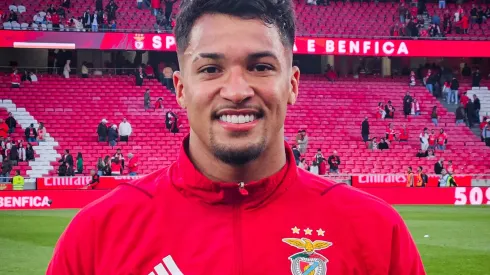 Arsenal tem 'carta na manga' para anunciar Marcos Leonardo, do Benfica; Santos pode lucrar. (Foto: Divulgação/SL Benfica)
