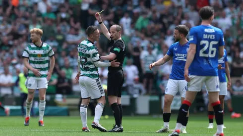 Celtic e Rangers duelaram pela Liga Escocesa em maio, com vantagem do Celtic, que se sagrou campeão nacional (Foto: Ian MacNicol/Getty Images)
