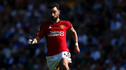Bruno Fernandes of Manchester United (Photo by Charlie Crowhurst/Getty Images)
