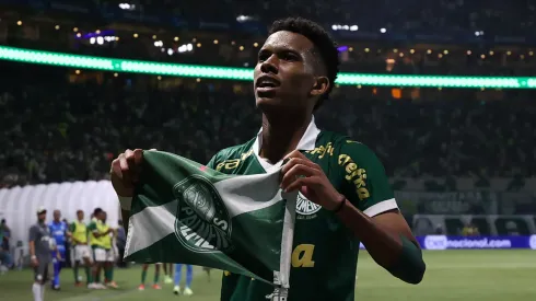 Estêvão foi decisivo para o Verdão (Foto: Cesar Greco/Palmeiras/Divulgação)
