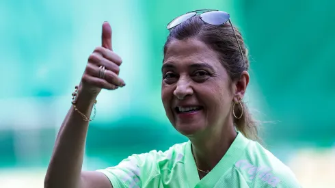 Leila Pereira, presidente do Palmeiras. Foto: Fabio Giannelli/AGIF
