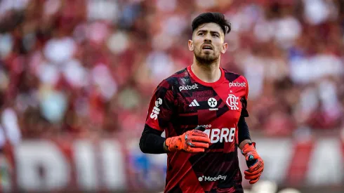 Agustín Rossi, goleiro do Flamengo. Foto: Thiago Ribeiro/AGIF
