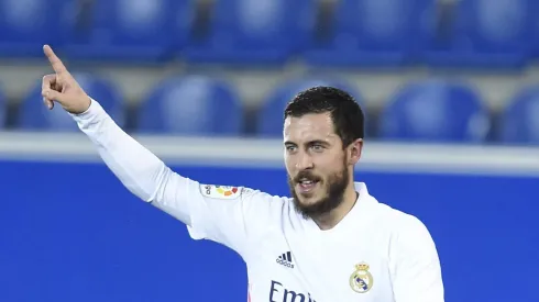 Eden Hazard não teve boa passagem no time do Bernabéu. Foto: Juan Manuel Serrano Arce/Getty Images
