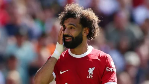 Salah tem contrato até 2025 com o Liverpool. Foto: Matt McNulty/Getty Images
