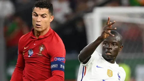 Eurocopa 2024: Kanté 'ensina' Cristiano Ronaldo e atinge marca histórica na Europa. (Photo by Franck Fife – Pool/Getty Images)
