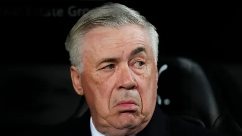 Carlo Ancelotti pode perder peça no mercado da bola. Foto: Aitor Alcalde/Getty Images
