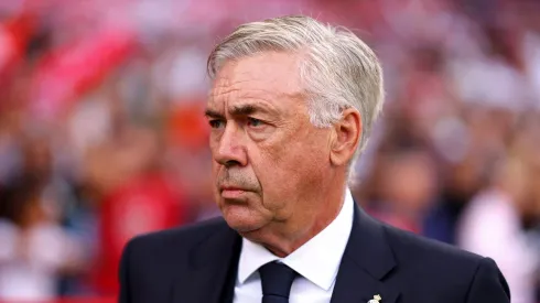 Carlo Ancelotti, técnico do Real Madrid. (Photo by Fran Santiago/Getty Images)
