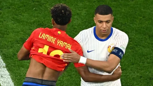 Mbappé e Lamine Yamal se enfrentam na semifinal da Eurocopa 2024.
