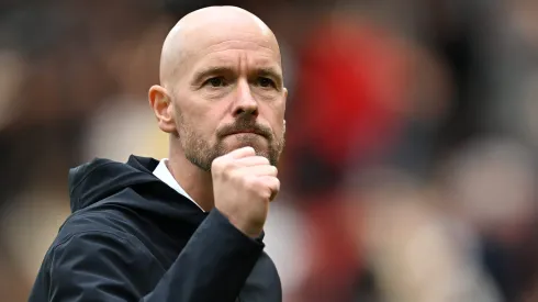 Erik ten Hag, técnico do Manchester United. (Photo by Michael Regan/Getty Images)
