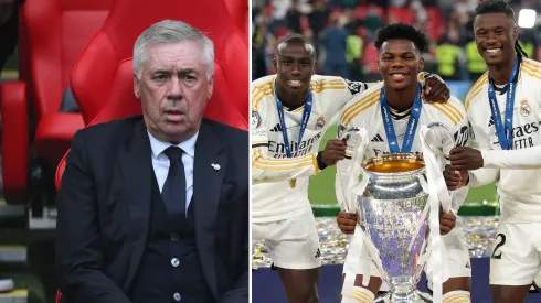 Carlo Ancelotti recebe péssima notícia no Real Madrid envolvendo jogador francês. Foto: David Ramos & Lars Baron/Getty Imagens
