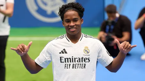 Endrick, novo reforço do Real Madrid (Photo by Angel Martinez/Getty Images)
