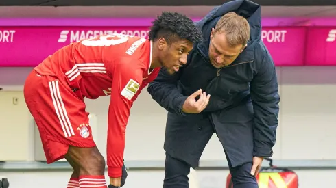 Hansi Flick e Coman nos tempos do Bayern
