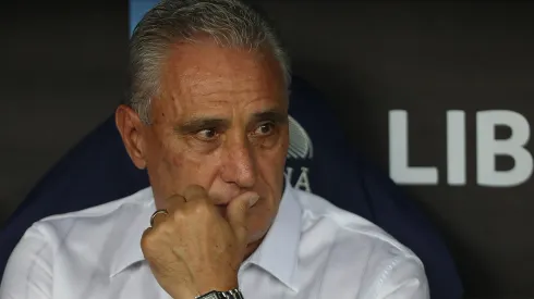 Tite, treinador do Flamengo, no Maracanã, contra o Botafogo (Photo by Wagner Meier/Getty Images)
