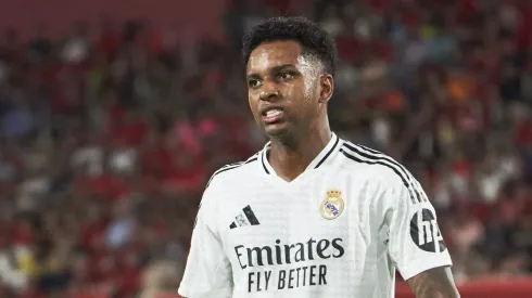 Rodrygo em ação pelo Real Madrid. 
