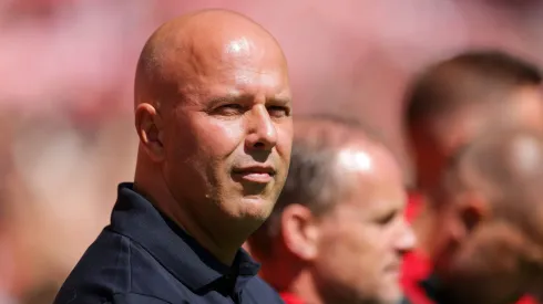 Técnico do Liverpool, Arne Slot. (Photo by Barrington Coombs/Getty Images)
