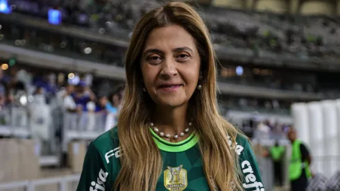 Leila Pereira, presidente do Palmeiras. (Foto: Gilson Lobo/AGIF)
