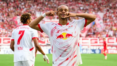 Xavi Simons segue brihando com a camisa do RB Leipzig (Foto: Frederic Scheidemann/Getty Images)
