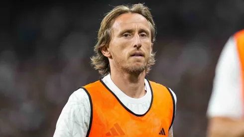 Luka Modrić é um dos reservas do Real Madrid na temporada. 
