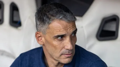 Vovjoda técnico do Fortaleza durante partida contra o Corinthians no estadio Arena Castelao pelo Campeonato Brasileiro A 2024. (Foto: Baggio Rodrigues/AGIF)
