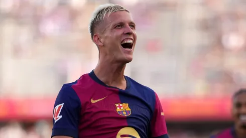 Dani Olmo foi o grande investimento do Barça (Foto: Alex Caparros/Getty Images)
