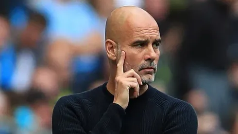 Pep Guardiola, técnico do Manchester City. (Foto: David Blunsden/Imago/Action Plus)
