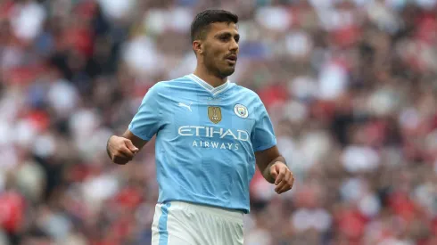 Rodri, volante do Manchester City. (Foto: Dan Weir/Imago/Crystal Pix)
