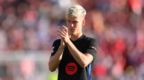 Dani Olmo virou problema no Barcelona (Foto: David Ramos/Getty Images)
