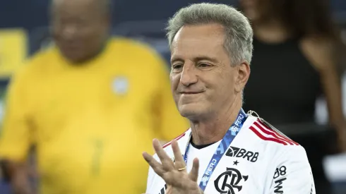 Landim, presidente do Flamengo, abre o jogo sobre a contratação de Lucas Paquetá. Foto: Jorge Rodrigues/AGIF
