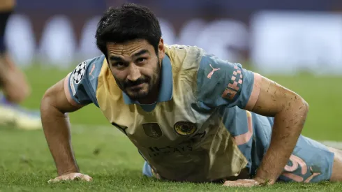 Gundogan com a camisa do Manchester City.
