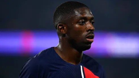 Ousmane Dembele em ação pelo PSG. Jogador discutiu com Luis Enrique. Foto: IMAGO / Le Pictorium
